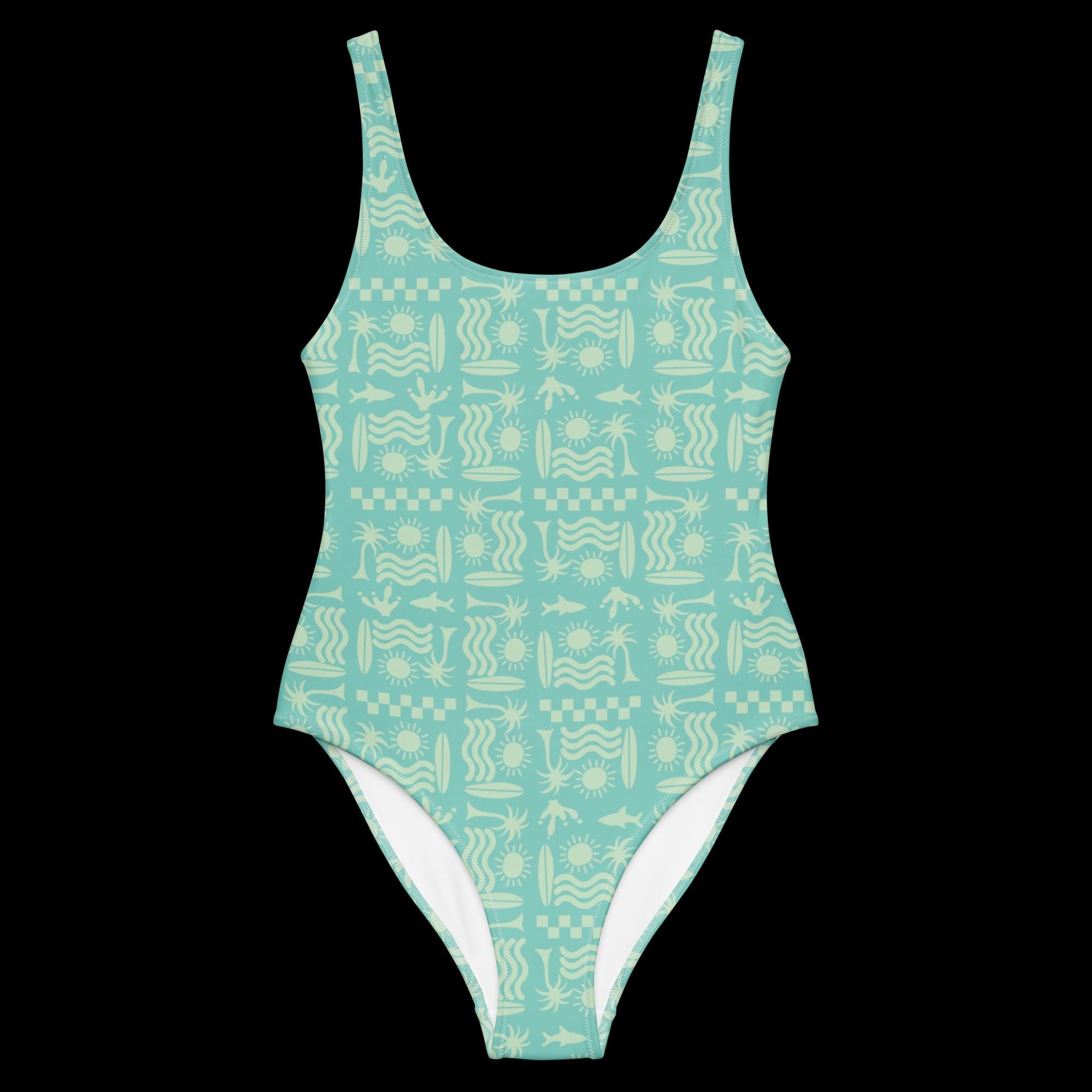 Surfer Print Women's One-Piece Swimsuit