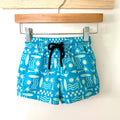 Surfer Print Toddler Swim Trunks