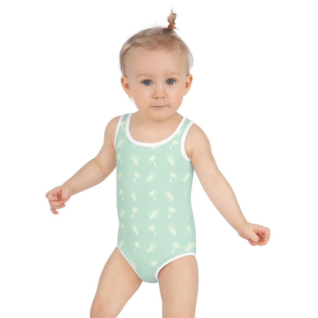 Palm Tree Toddler and Kids Swimsuit
