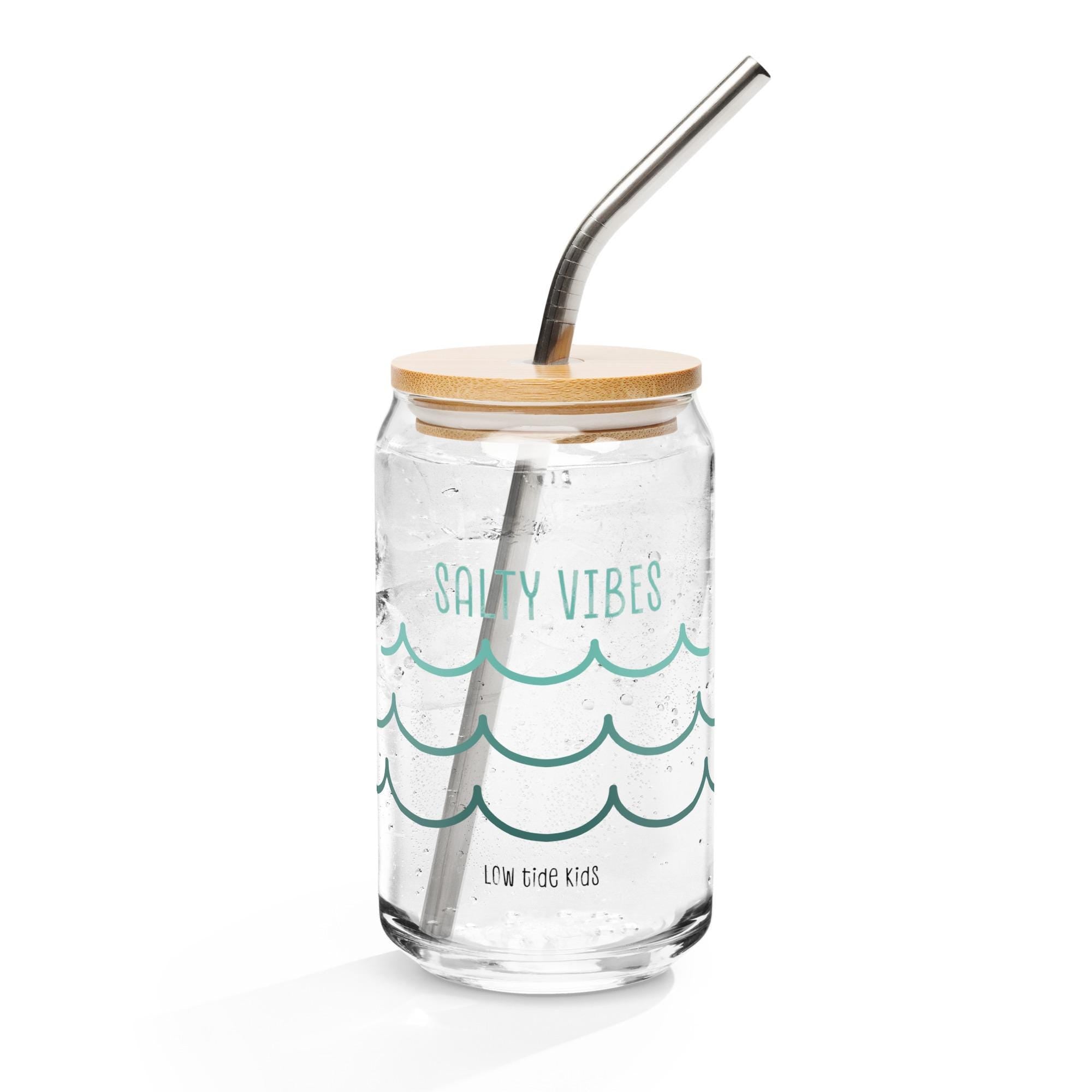 Salty Vibes Coffee Glass