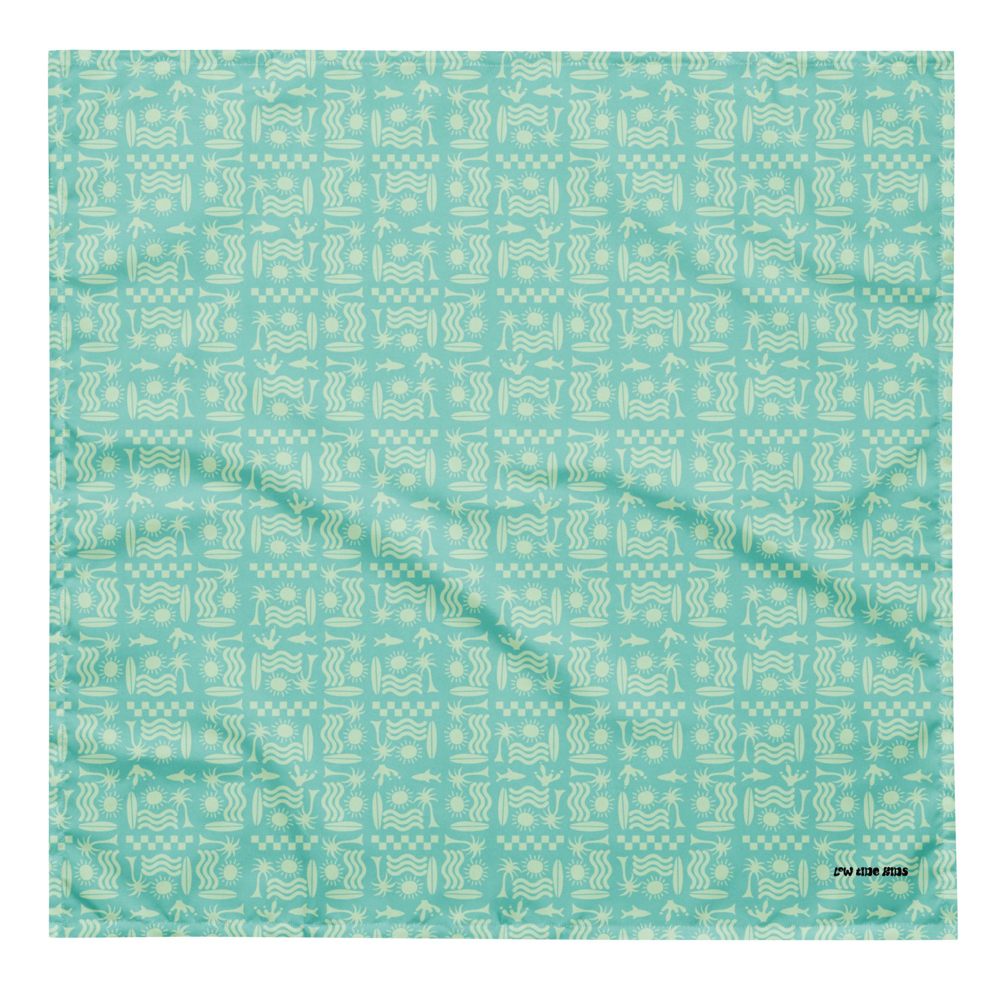 Surfer Print Doggy Bandana