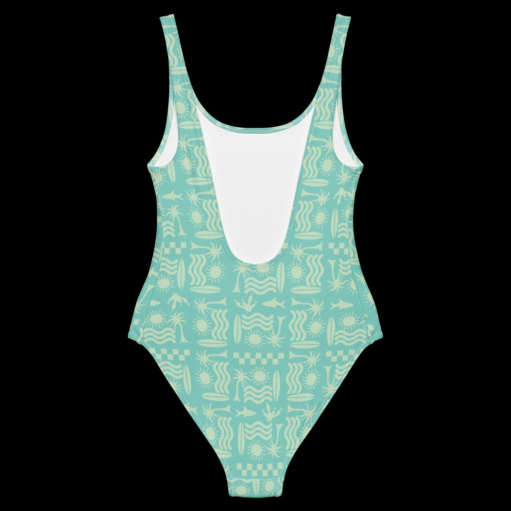 Surfer Print Women's One-Piece Swimsuit