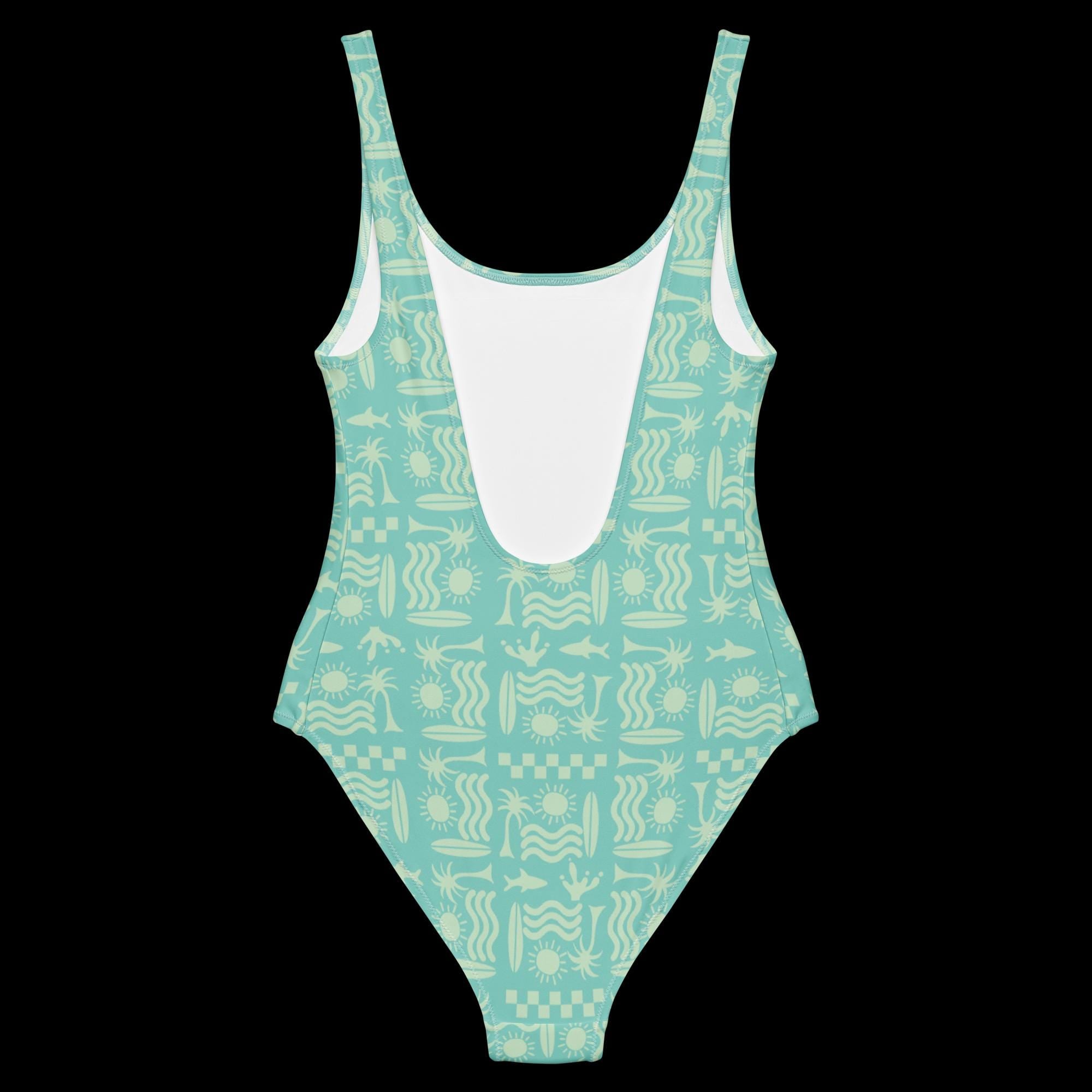 Surfer Print Women's One-Piece Swimsuit