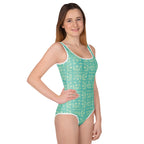 Surfer Print Youth Swimsuit