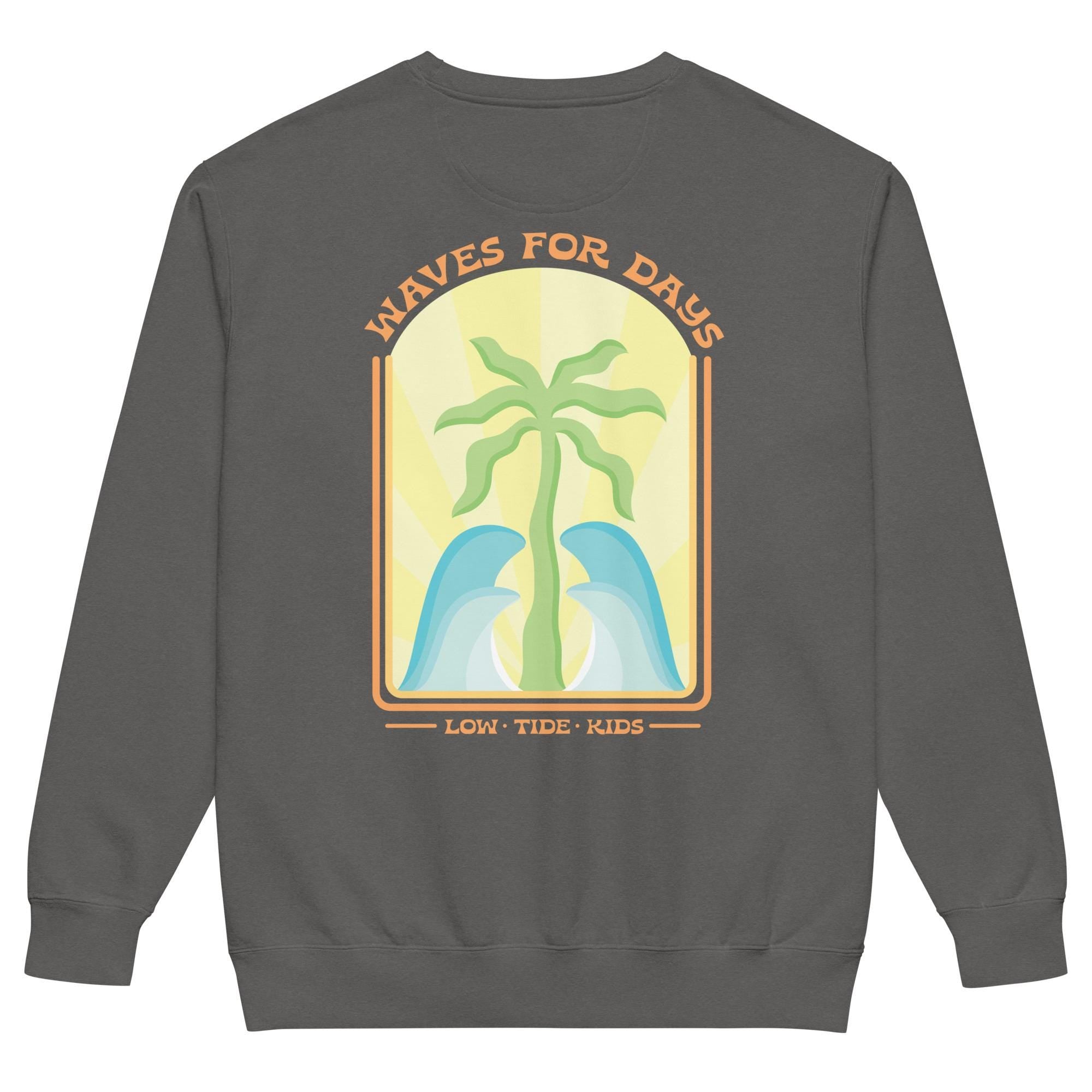 Waves For Days Adult Crew