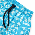 Surfer Print Toddler Swim Trunks