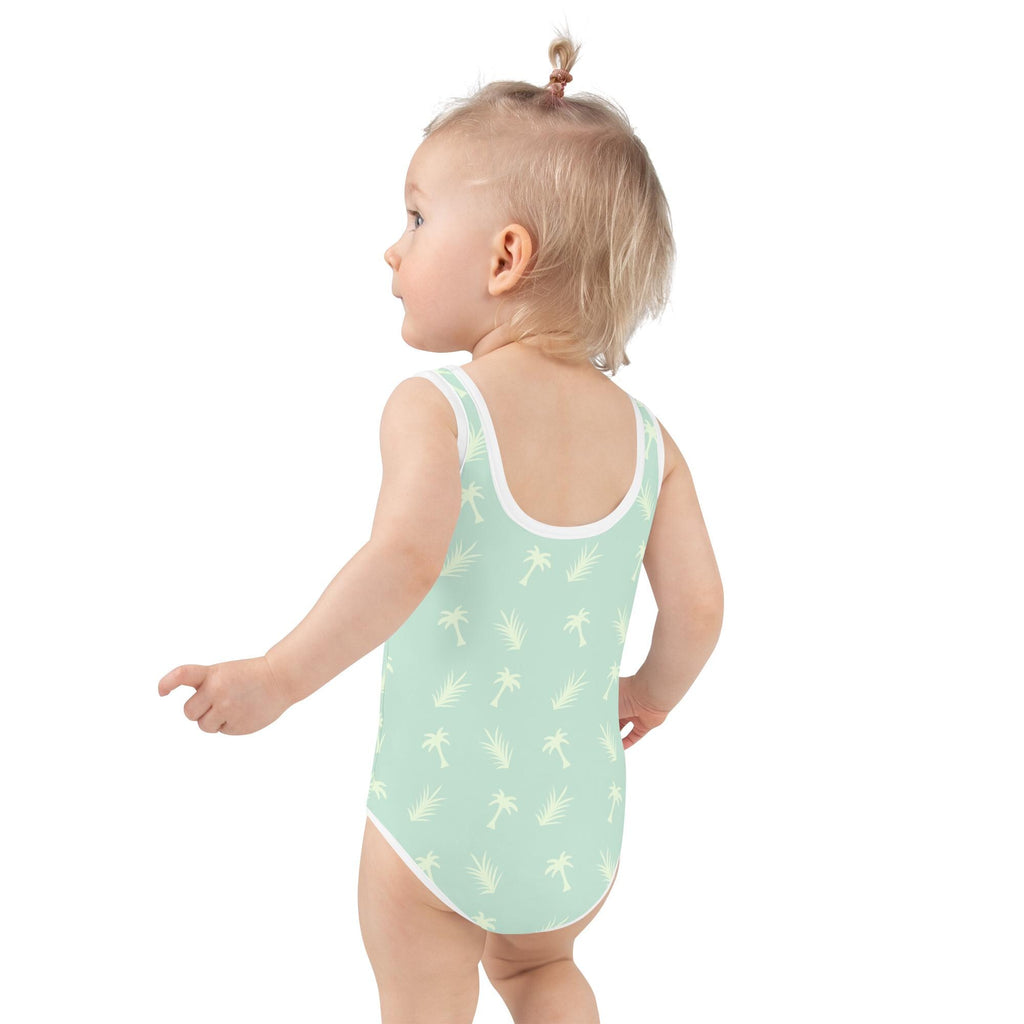 Palm Tree Toddler and Kids Swimsuit