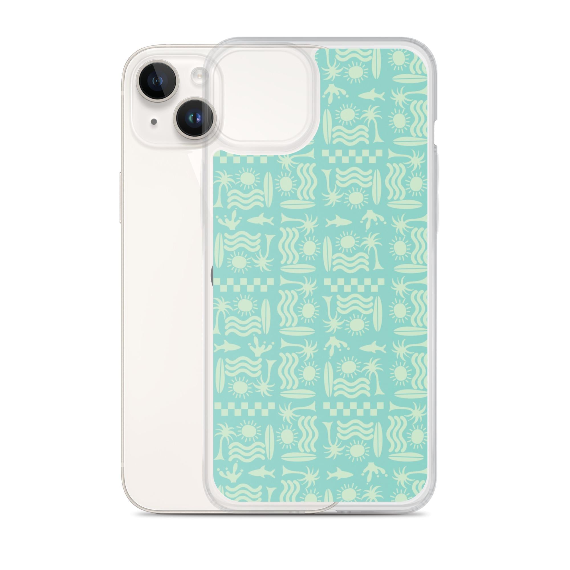Surfer Print Clear Case for iPhone®