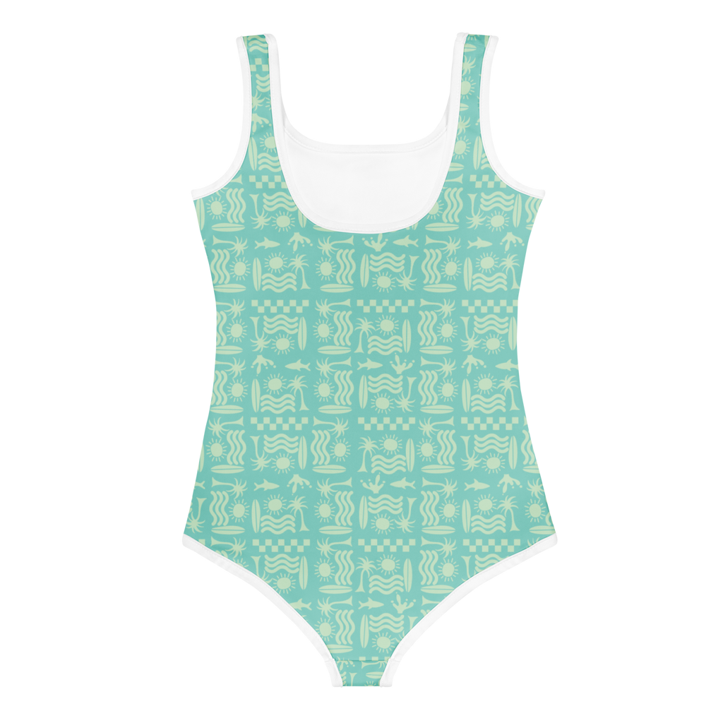 Surfer Print Toddler & Kids Swimsuit