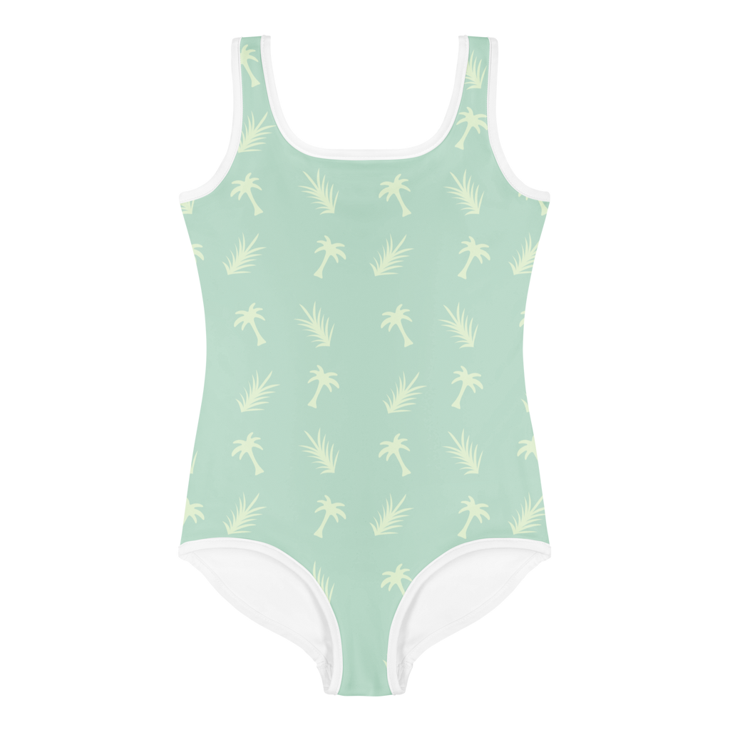 Palm Tree Toddler and Kids Swimsuit