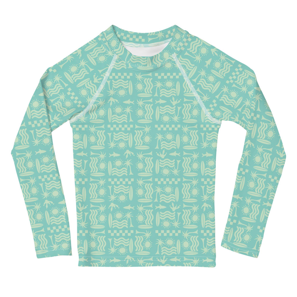 Surfer Print Rash Guard