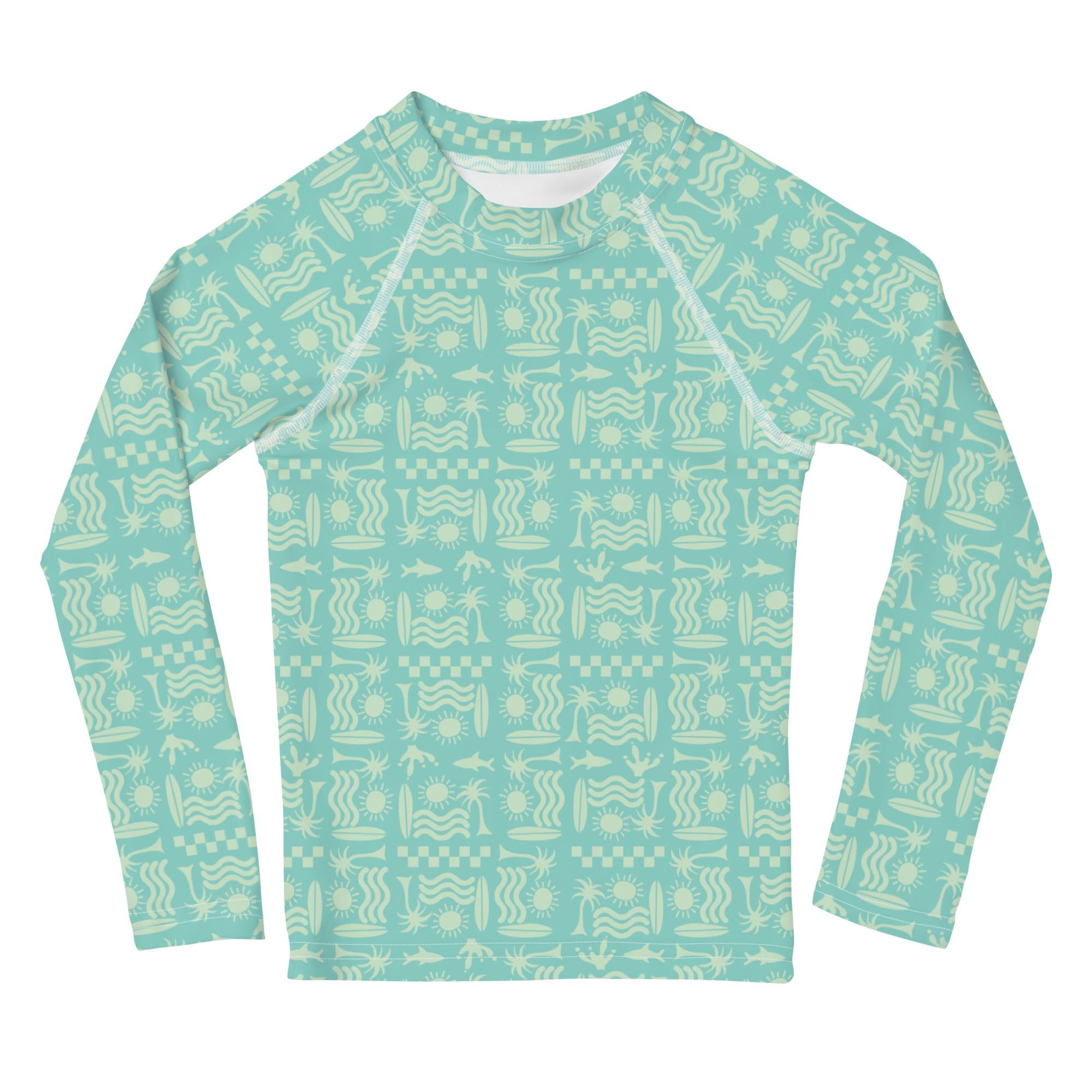 Surfer Print Rash Guard