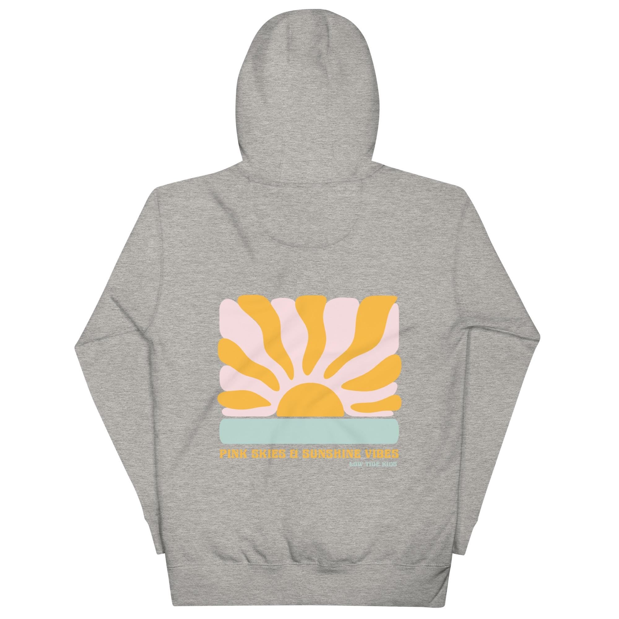 Pink Skies & Sunshine Vibes Adult Hoodie
