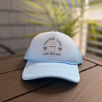 Surfer Time Trucker Hat (Blue)
