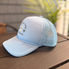 Surfer Time Trucker Hat (Blue)