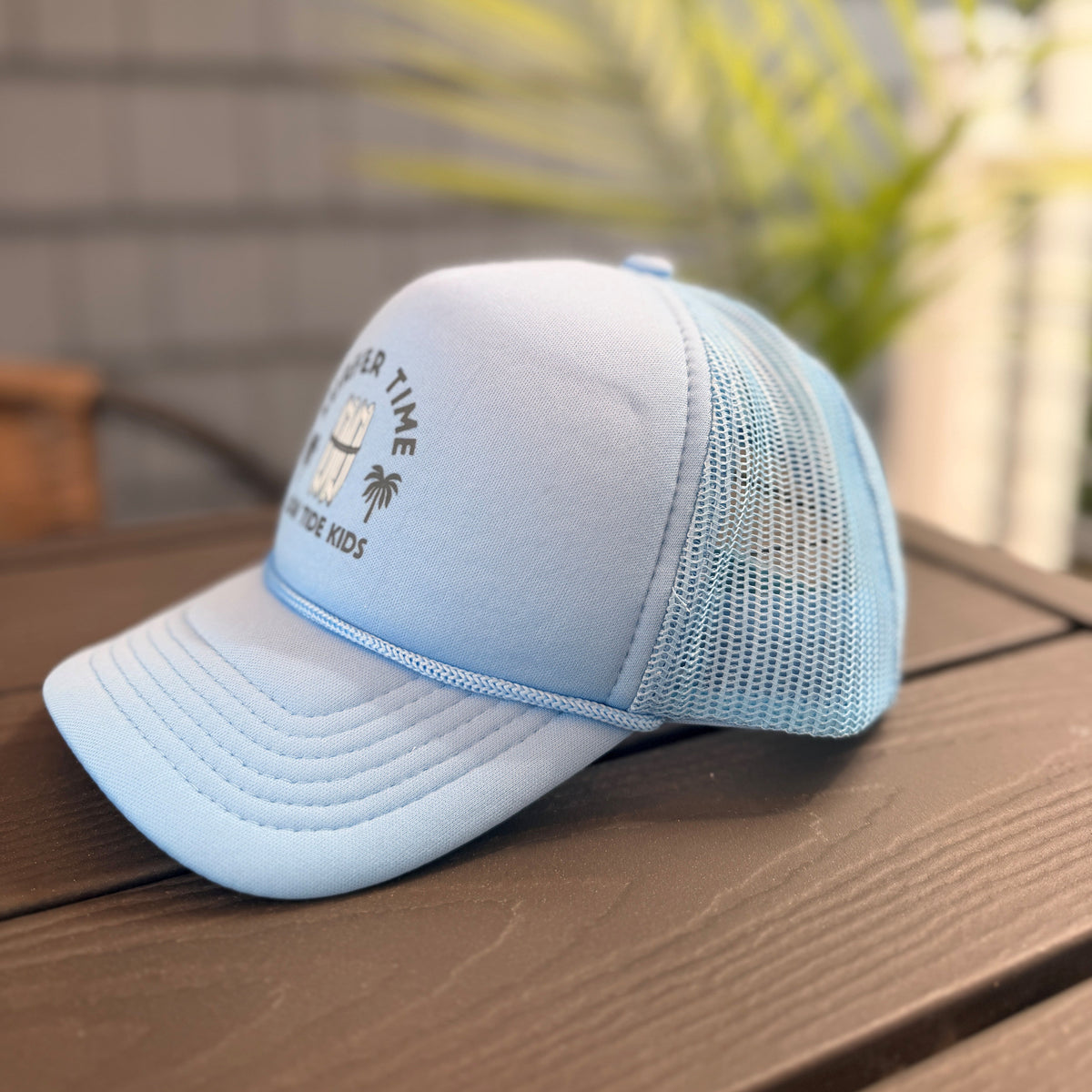 Surfer Time Trucker Hat (Blue)